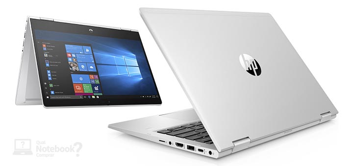 HP ProBook x360 435 G7 design visual acabamento