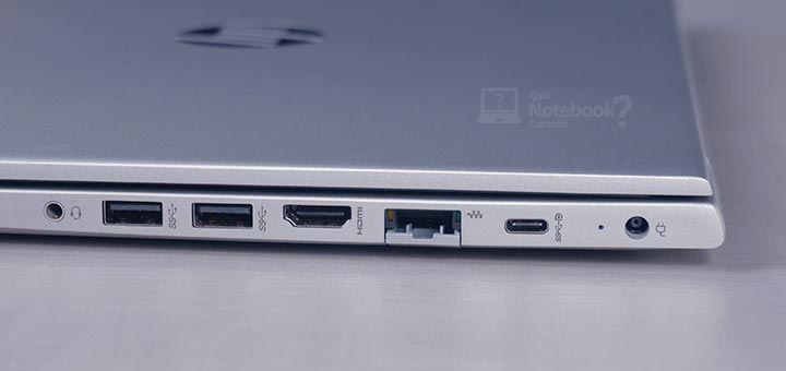 Unboxing HP ProBook 445 G7 entradas saidas conexoes