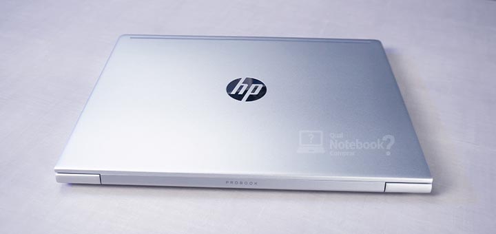 Unboxing HP ProBook 445 G7 tampa acabamento aluminio