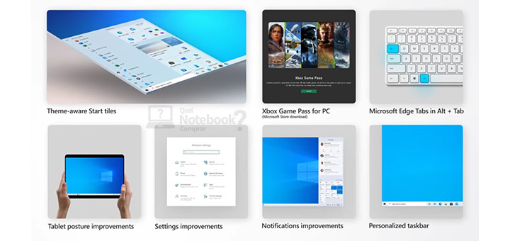 Atualizacoes Windows 10 Outubro de 2020 novo menu iniciar