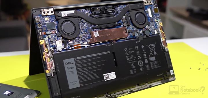 Review Dell XPS 13 9300 detalhes hardware tampa aberta upgrades