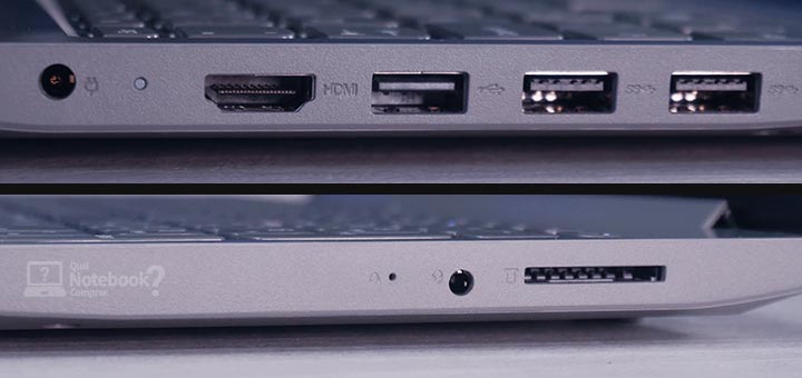 Review Lenovo IdeaPad S145 82DJ0000BR portas conexoes entradas saidas