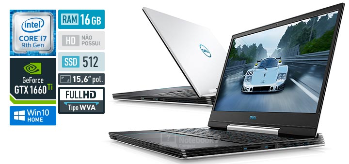 Dell G5 15 5590-A70B Intel Core i7 9th RAM 16 GB SSD 512 GB Nvidia GeForce GTX 1660 Ti