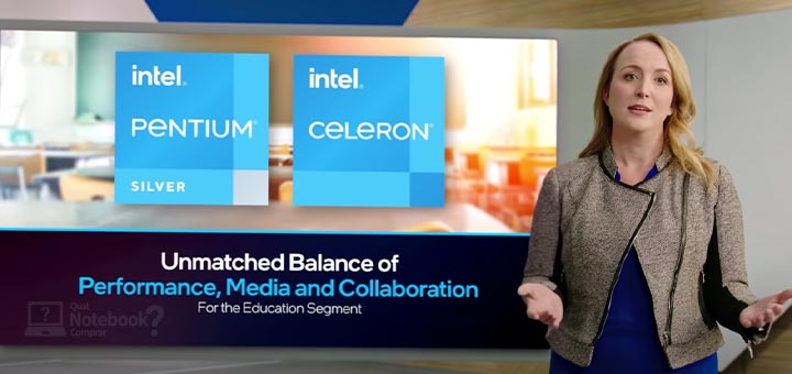 Intel CES 2021 Intel Pentium Celeron mercado educacional estudos educacao escolas