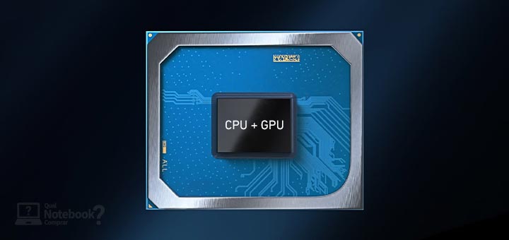 Placa de video integrada para notebook GPU dentro do processador