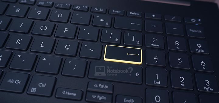 ASUS VivoBook 15 K513EP-EJ229T teclado ABNT2 numerico dedicado retroiluminado