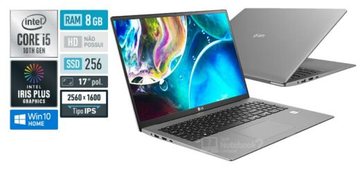 LG Gram 17Z90N-V.BJ51P1 Intel Core i5 10th RAM 8 GB SSD 256 GB Intel Iris Plus Graphics 17 2560 x 1600 IPS