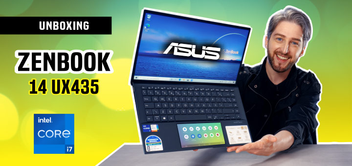 Unboxing Notebook ASUS ZenBook 14 novo 2021 com ScreenPad Core i7