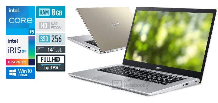 Acer Aspire 5 A514-54-54LT Intel Core i5 11th RAM 8 GB SSD 256 Intel Iris Xe Graphics 14 Full HD IPS