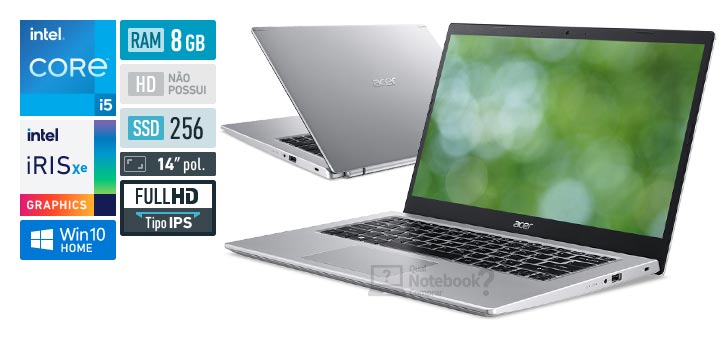 Acer Aspire 5 A514-54-58MC Intel Core i5 11th RAM 8 GB SSD 256 GB Intel Iris Xe Graphics Full HD IPS