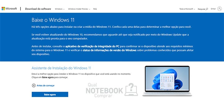 Microsoft Windows 11 original como instalar em notebooks desktop PC