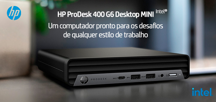 HP ProDesk 400 G6 Mini desktop com Intel Core