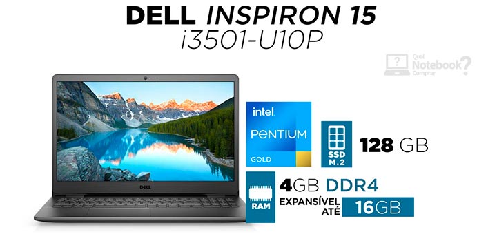Unboxing Dell Inspiron 15 3000 i3501 Intem Pentium SSD 128 4 GB DDR4 16 RAM