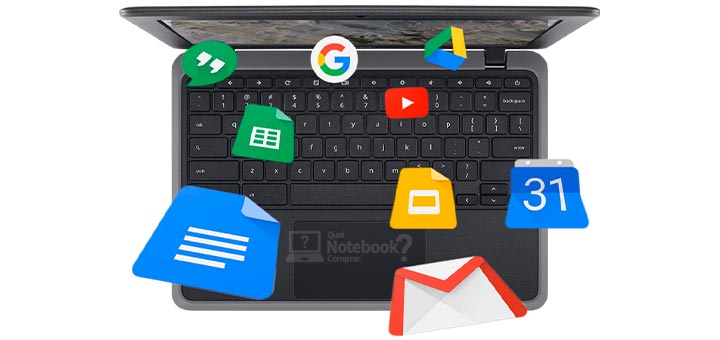 Acer Chromebook 311 sistema operacional Chrome OS aplicativos programas softwares