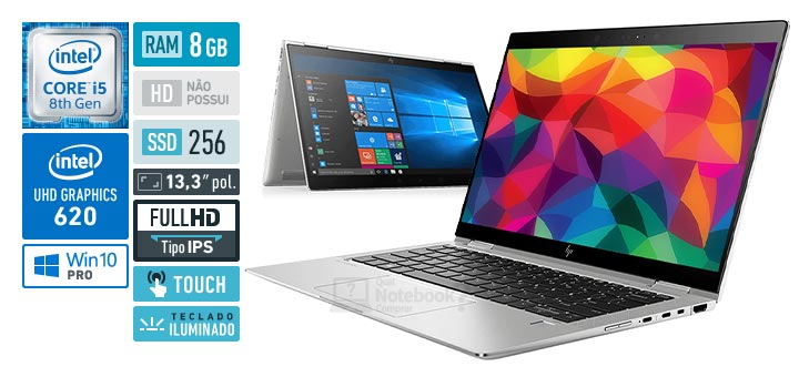 HP EliteBook x360 1030 G4 8NY76LA Intel Core i5 8th RAM 8 GB SSD 256 GB Full HD IPS Touch