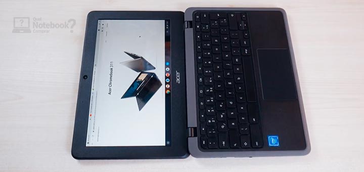 Acer Chromebook 311 abertura 180 graus