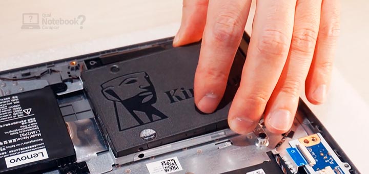 Lenovo IdeaPad 3i ventoinhas resfriamento possibilidade de expansao SSD