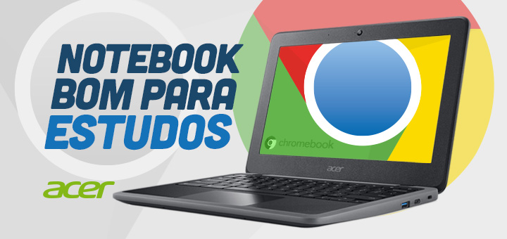 Acer Chromebook 311 capa Chrome OS estudos notebook barato Google