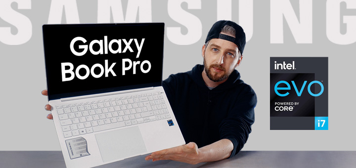 Unboxing Samsung Galaxy Book Pro notebook com melhor tela