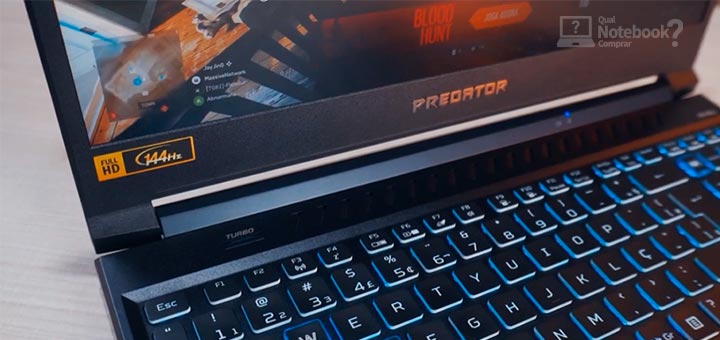 review Acer Predator Helios 300 PH315-53 dobradiça