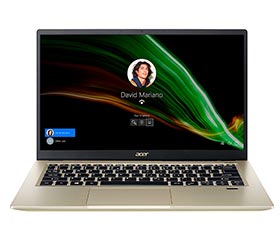 Notebook Acer Swift 3X SF314 Dourado