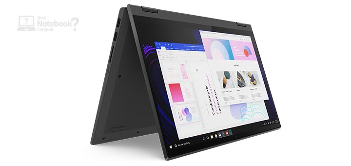 Notebook Lenovo Ideapad Flex 5i modo cabana