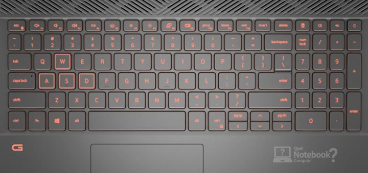 familia Dell G15 teclado US touchpad pequeno