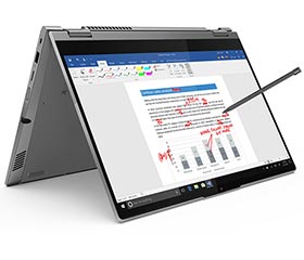 Notebook Lenovo ThinkBook 14s Yoga Prata
