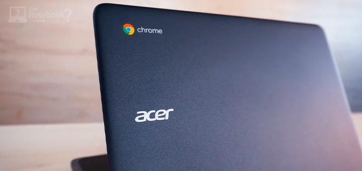 unboxing Acer Chromebook 311 logotipo Chromebook