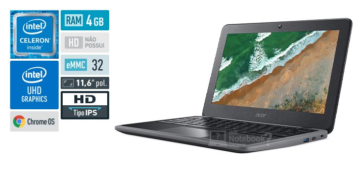 Acer Chromebook 311 C733-C3V2 Intel Celeron RAM 4 GB eMMC 32 GB Chrome OS