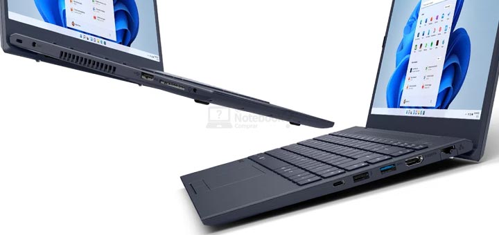 VAIO FE14 notebook intermediario 14 polegadas tela Full HD - Portas e conexoes