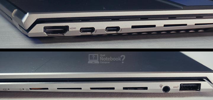 ASUS Zenbook 14X OLED Space Edition UX5401 - Portas e conexoes