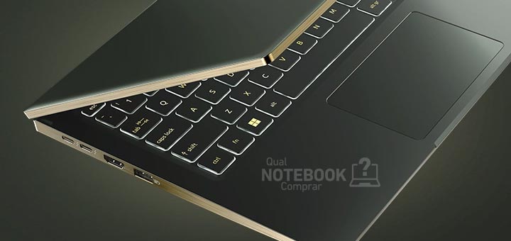 Notebook Acer Swift teclado retroiluminado