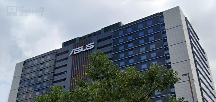 ASUS sede em Taipei Taiwan Notebooks Laptops