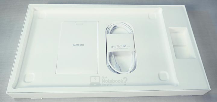 Notebook Samsung Galaxy Book2 Pro Caixa Organizada