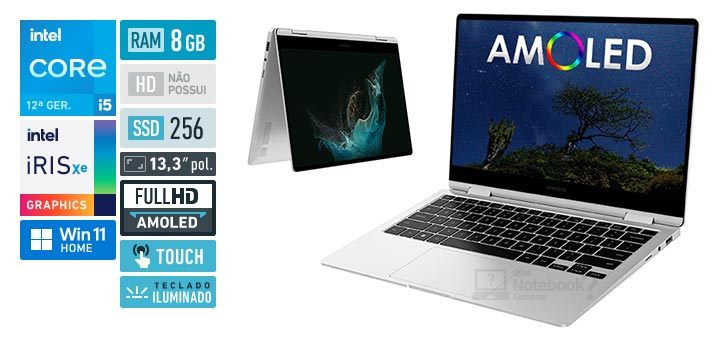 Samsung Galaxy Book2 360 NP730QED-KF4BR