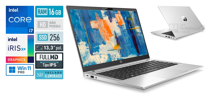 HP ProBook 630 G8 6N1S4LA Core i7 11a geracao RAM 16 GB SSD 256 GB Tela 13-3 polegadas Full HD IPS Windows 11 Pro