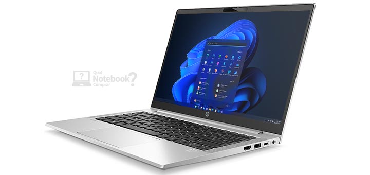 HP ProBook 630 G8 design visual acabamento visao em perspectiva