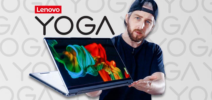 Unboxing notebook Premium ultrafino Lenovo Yoga 9i com tela 4K e Core i7 série P (12ª ger.)