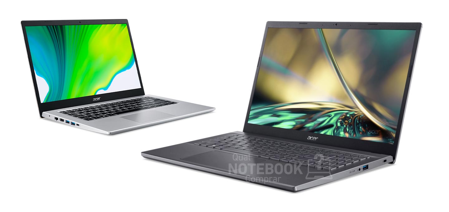 Acer Aspire 5 A514-54 14 polegadas e A515-57 15-6 polegadas notebooks custo beneficio