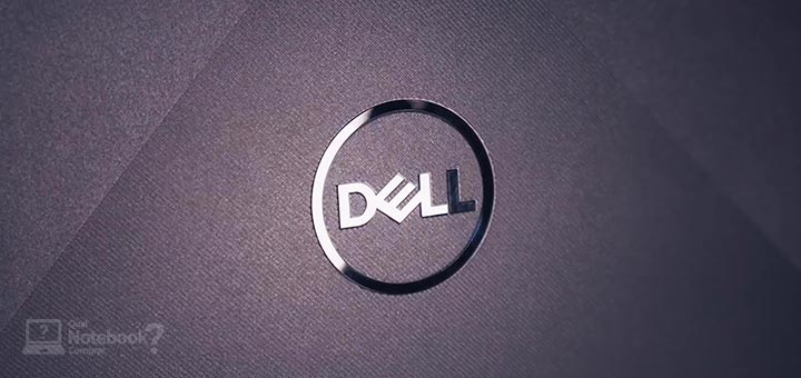 Dell G15 i1100-M50P - Logo prateada centralizada na tampa do notebook