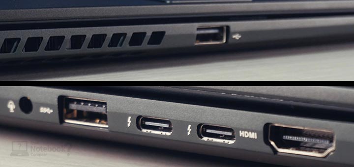 ASUS VivoBook S 16X S5602ZA-L2084W - Portas e conexoes do notebook