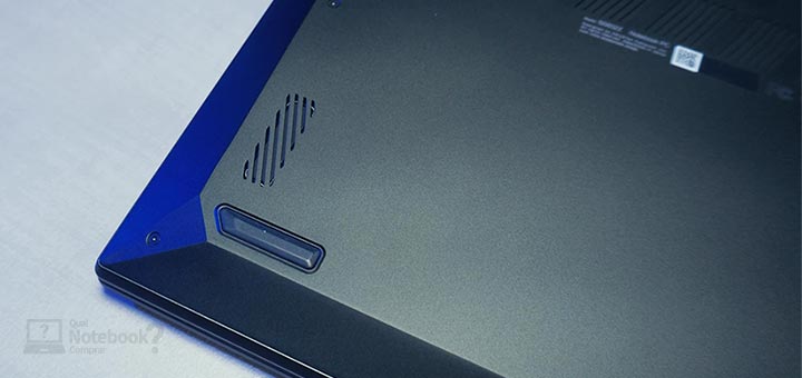 ASUS VivoBook S 16X S5602ZA-L2084W - Detalhe dos auto falantes e audio do notebook