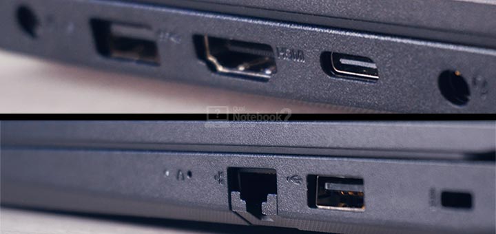 Lenovo V14 82UN0001BR - Portas e conexoes do notebook