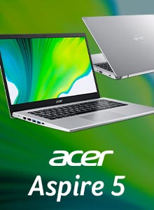 Família de notebooks Acer Aspire 5 tampa em alumínio