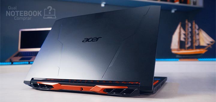 Acer Nitro 5 AN515-57-579B - Tampa traseira do notebook