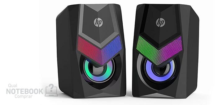 Acessorios HP - Caixa de Som HP Preta RGB Light DHE-6000