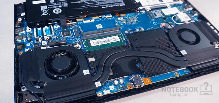 Acer Nitro 5 AN515-57-579B - Detalhes do hardware