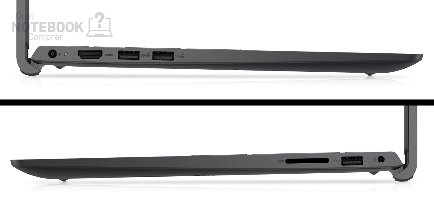 Dell Inspiron i15-i1100 - Portas e conexoes do notebook