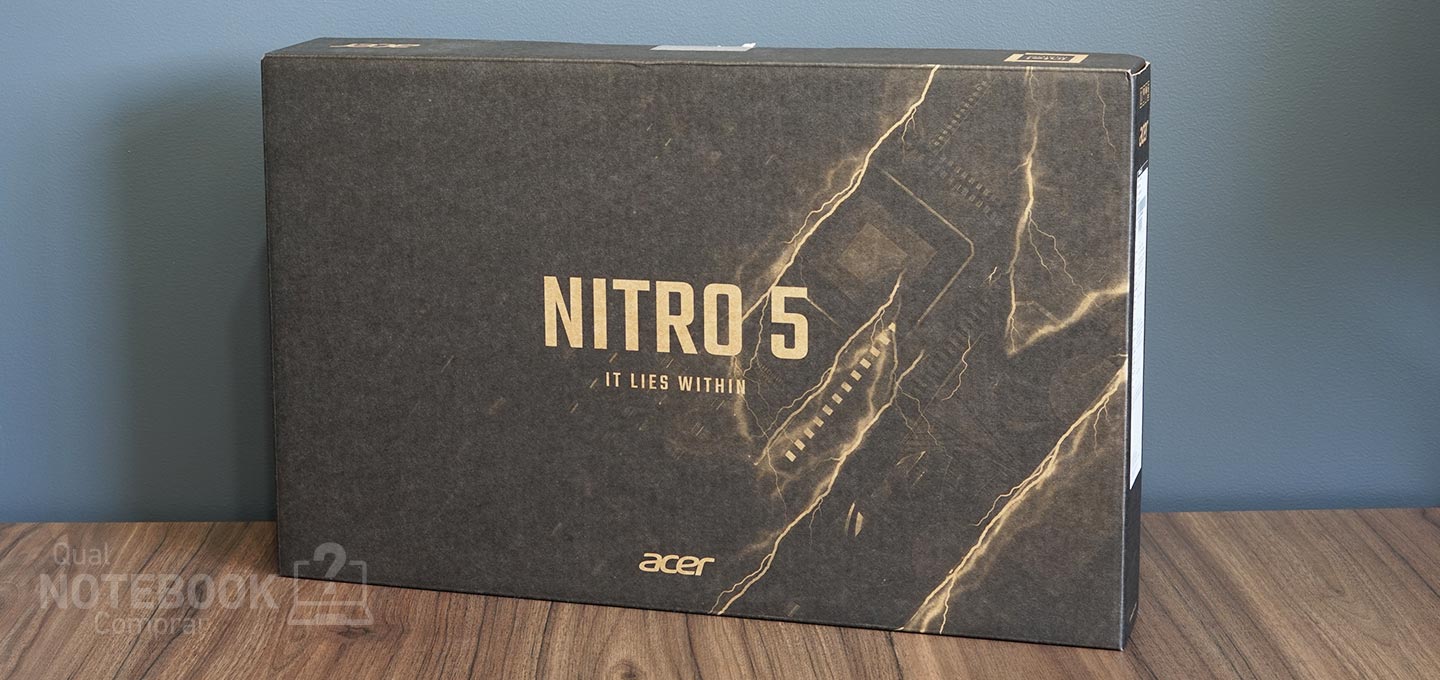 Acer Aspire Nitro 5 AN515-58-58W3 - Caixa do notebook